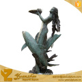 Garden Bronze Mermaid Fountain GBF-G031V